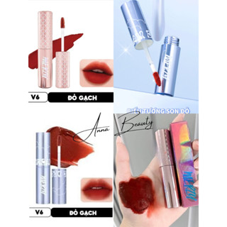 [ SON CHIẾT ]Son Kem Merzy V6 Hồng Pink Edition The First Velvet Tint Xanh Dương
