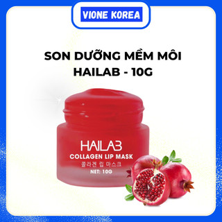 Dưỡng môi Ủ môi lựu đỏ collagen Hàn Quốc HaiLaB hỗ trợ giảm thâm, hồng môi dưỡng ẩm 10gr
