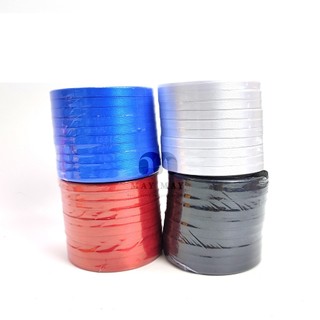 1 lốc ruy băng lụa bản 6mm ( 5li) ( đủ màu ) - Ruy băng lụa