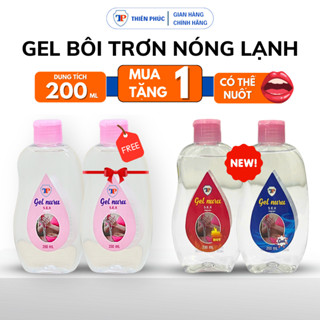 Gel bôi trơn Thiên Phúc dầu massage nam nữ gốc nước thành phần lành tính 200ml