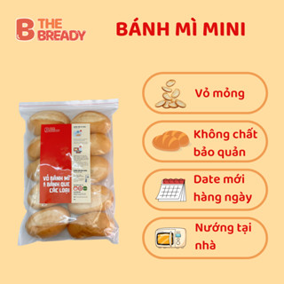 Bánh mì Mini đông lạnh The Bready - bịch 10 bánh
