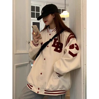 Áo khoác bomber nam nữ unisex kiểu varsity jacket 2 lớp LB 93 chất dạ ép Mophus HOT TREND 2025