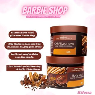  Tẩy Tế Bào Chết Toàn Thân Chiết Xuất Quế Hồi Và Café Bilena  380g  