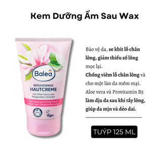 Kem tẩy lông và kem dưỡng sau wax làm dịu da Balea, tẩy lông và ức chế mọc lông Balea Đức
