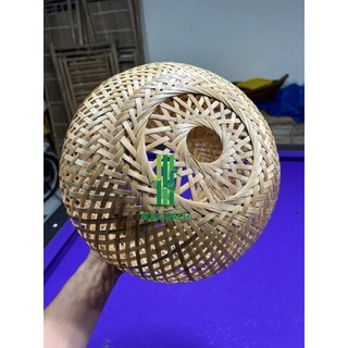 Đèn Lồng Mây Tre 1 Lớp - Đèn Mây Tre Trang Trí