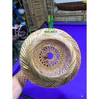 Đèn Lồng Mây Tre 1 Lớp - Đèn Mây Tre Trang Trí