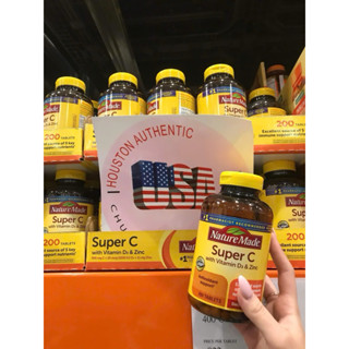 [ ĐỦ BILL STORE + AIR] Nature Made Super C with Vitamin D3 & ZinC tăng cường hệ thống miễn dịch _ Live mua hàng tại Mỹ