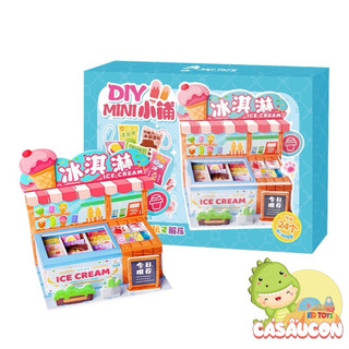 MINI ICE CREAM MAKING - Bộ kit làm quầy cà rem mini siêu dễ thương DIY