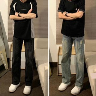 Quần jean nam Q01 form suông, ống đứng chất liệu cao cấp, co dãn bền màu, hàng VNXK, có ảnh thật