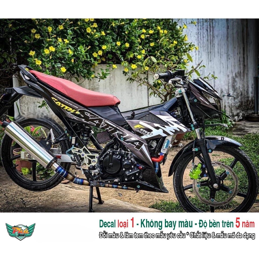 Tem Rời Satria xám đen hayabusa (K)