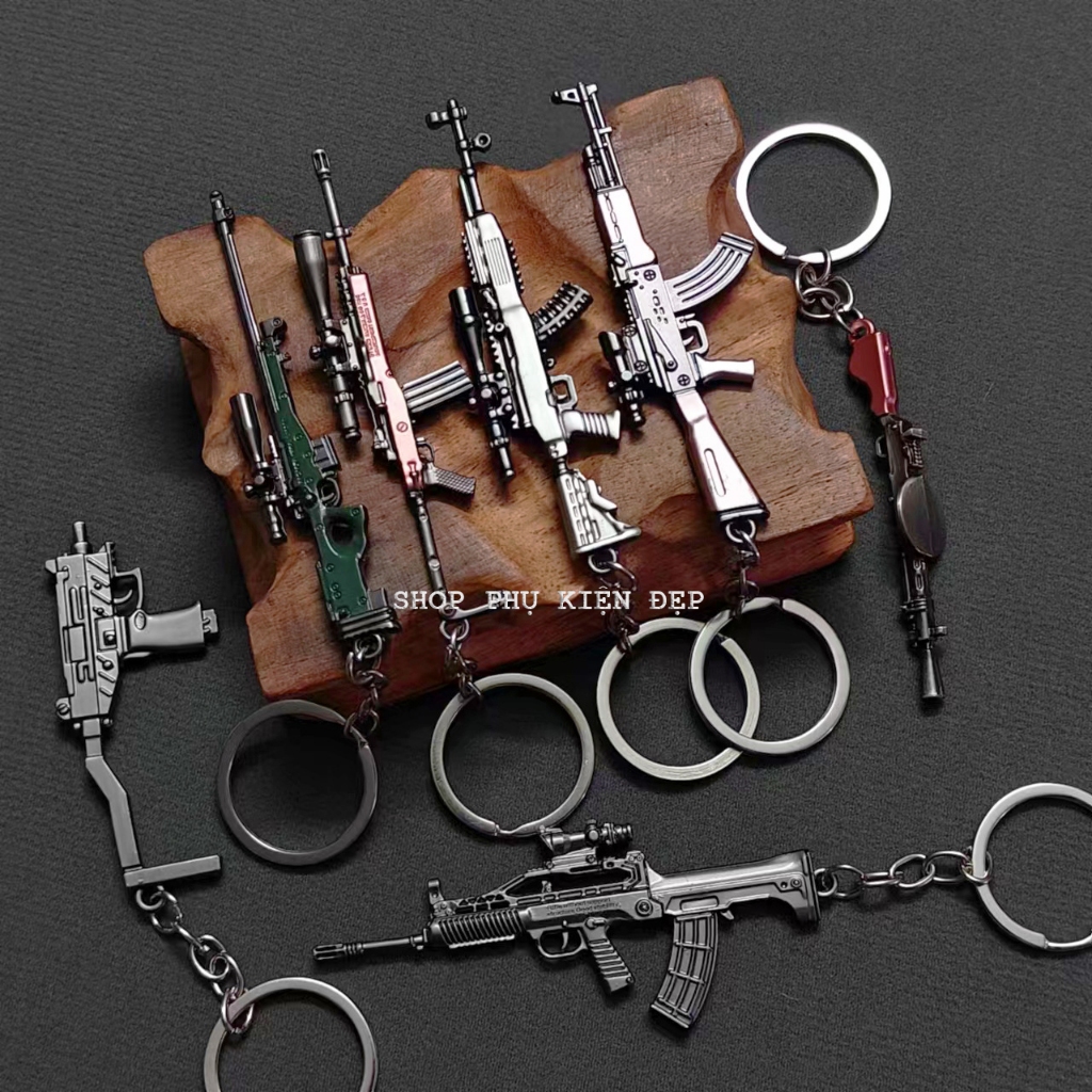 Móc Khóa Hình Súng PUBG