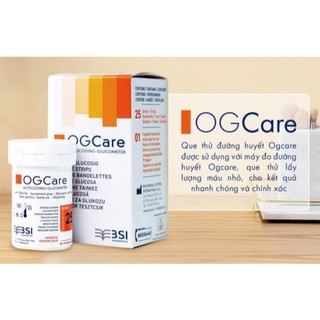 QUE THỬ ĐƯỜNG HUYẾT OGCARE (25 QUE)