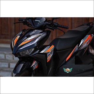 Tem rời Vario cam đen (L)