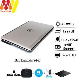 Laptop Dell Latitude 7440 E7440 giá rẻ, Core i7, Ram 8gb, ổ cứng SSD 256gb, màn 14inch FHD cảm ứng, laptop cũ giá rẻ 99%