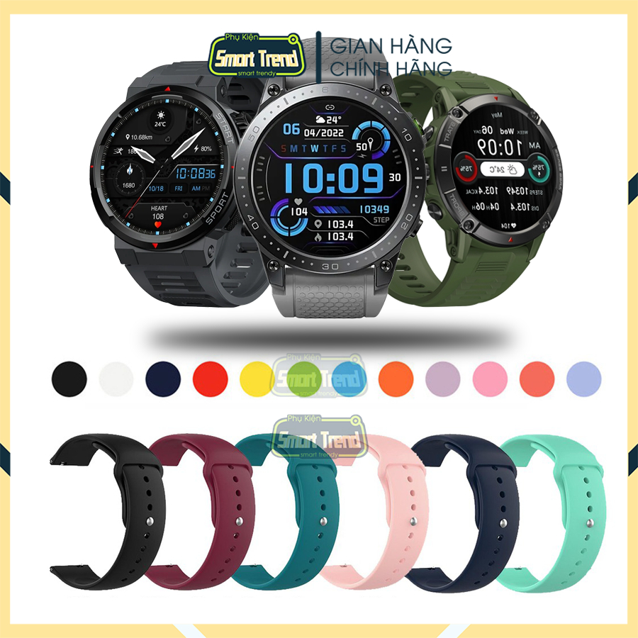 Dây Đeo Silicon Thời Trang Cho Đồng Hồ Thông Minh Zeblaze Ares 3 Ares 3Pro Ares 3Plus SmartTrend