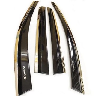 Vè che mưa Viền Inox cao cấp của xe Mitsubishi Xpander 2018+, Hàng cao cấp