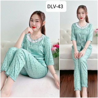 [BunnySky] Đồ bộ mặc nhà, đồ bộ nữ vải lụa mềm mịn