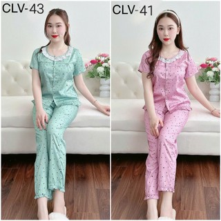 [BunnySky] Đồ bộ mặc nhà, đồ bộ nữ vải lụa mềm mịn