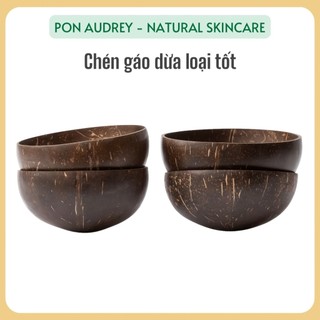 Chén nhựa dẻo, bát gáo dừa dùng để pha trộn bột đắp mặt tắm body, dụng cụ làm đẹp spa