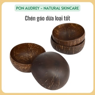 Chén nhựa dẻo, bát gáo dừa dùng để pha trộn bột đắp mặt tắm body, dụng cụ làm đẹp spa