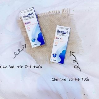Nhỏ mũi iliadin cho bé