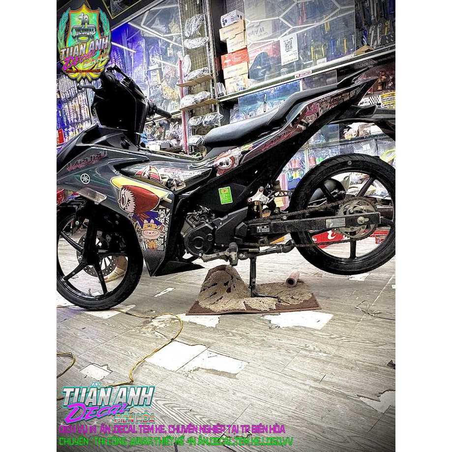 Tem RỜi Labubu Exciter 155 Xám Xi măng -tabh