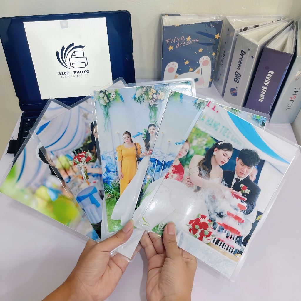IN ẢNH A5 A4 ÉP PLASTIC