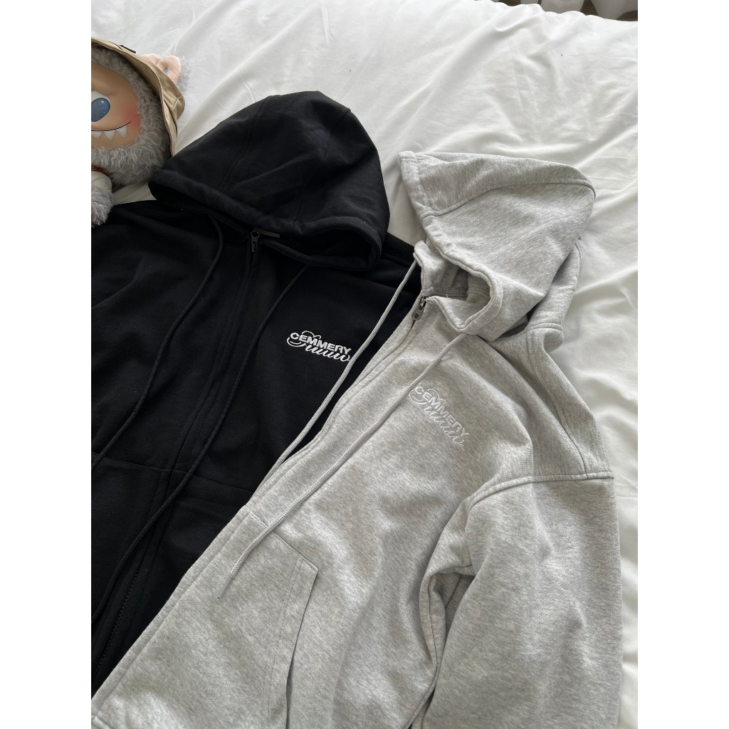 Hoodie CEMMERY Local Brand Chính Hãng Fleece Hoodie Nỉ Chân Cua Khóa Kéo 2 Đầu 2 Màu | BigBuy360 - bigbuy360.vn