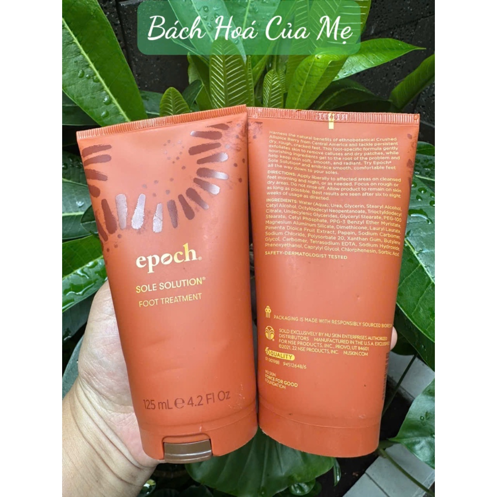 Kem Dưỡng Da Chân- EPOCH SOLE SOLUTION FOOT TREATMENT