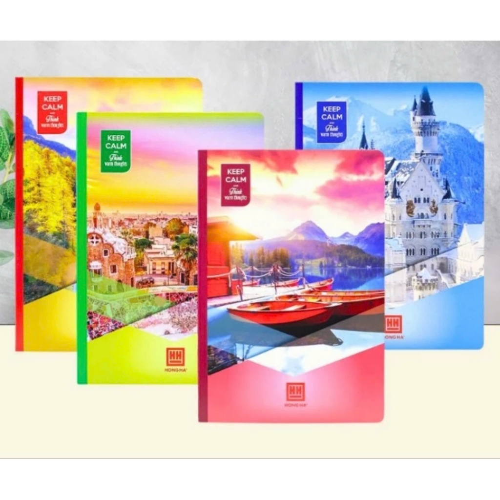 Vở kẻ ngang Hồng Hà 120 trang-Vở kẻ ngang sao mai sắc màu