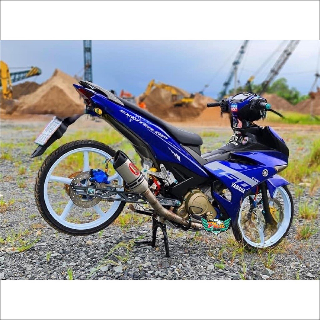 Tem rời Exciter 150 Xanh bạc Gp (L)