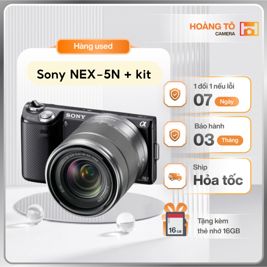 Máy ảnh Sony Nex 5N + Lens cũ đẹp