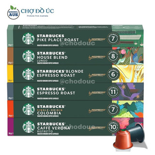  Viên nén cà phê STARBUCKS by Nespresso capsule - nhập Úc 🇦🇺 