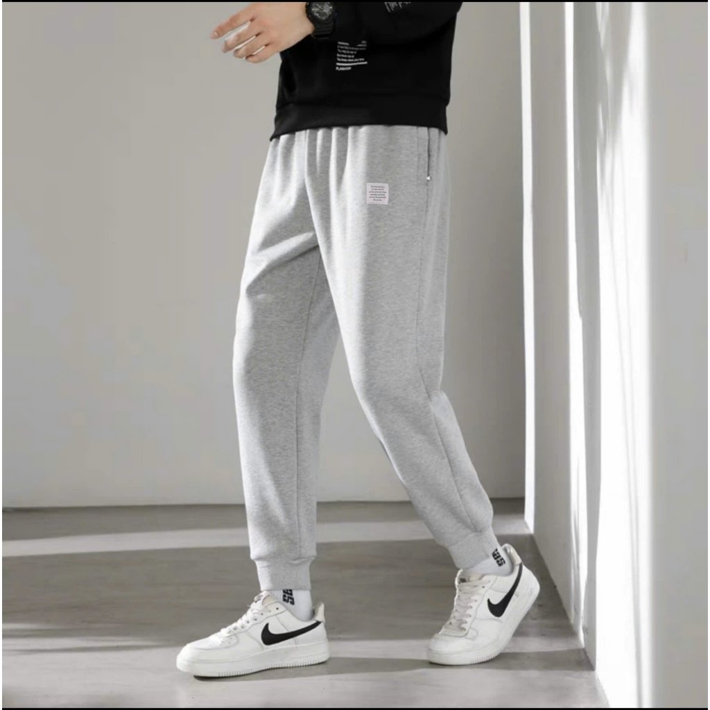 Quẩn Nỉ Nam Dài Dáng Jogger Thể Thao Thời Trang