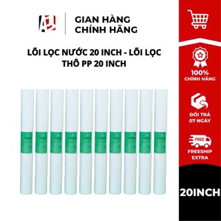 Combo 10 Lõi Lọc Nước 20 inch - Lõi Lọc Thô PP Dùng Cho Cốc Lọc 20 inch Slanper