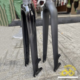 Phuộc (Fork) xe đạp đua Carbon T800 700C - Phanh Đĩa (No Name)