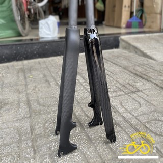Phuộc (Fork) xe đạp đua Carbon T800 700C - Phanh Đĩa (No Name)