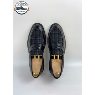 Giày Penny Loafer phối da tàu ( TD LUXURY )