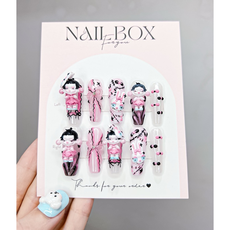 Nailbox thiết kế skull panda
