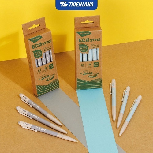 Combo 10 Bút bi - Eco Style Thiên Long TL-08/ECO thân thiện mới môi trường
