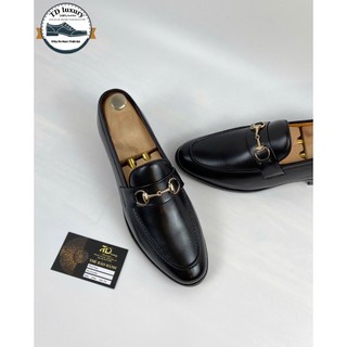Giày lười da bò tăng chiều cao 7cm - TC02