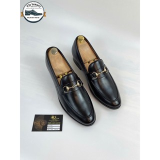 Giày lười da bò tăng chiều cao 7cm - TC02