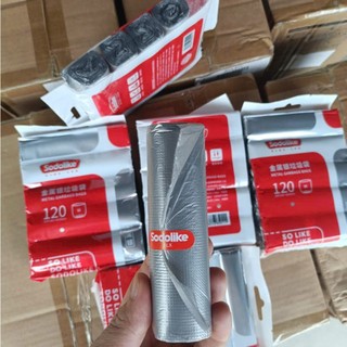 Cuộn 110 túi đựng rác tự tự phân hủy siêu dai bạc