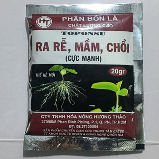 Phân bón N3M, Phân kích rễ - Kích mầm - Đâm Chồi cực Nhanh (Gói 20gr, lọ 100gr-500gr)