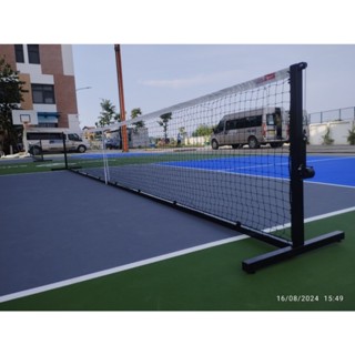 Bộ trụ lưới Pickleball Vifa 303701P (thép 40x40mm) đã kèm lưới (Không có bánh xe)