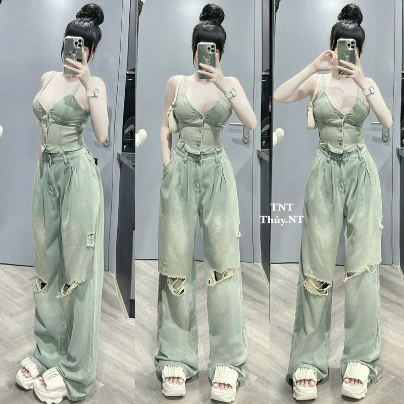 set jane màu loang