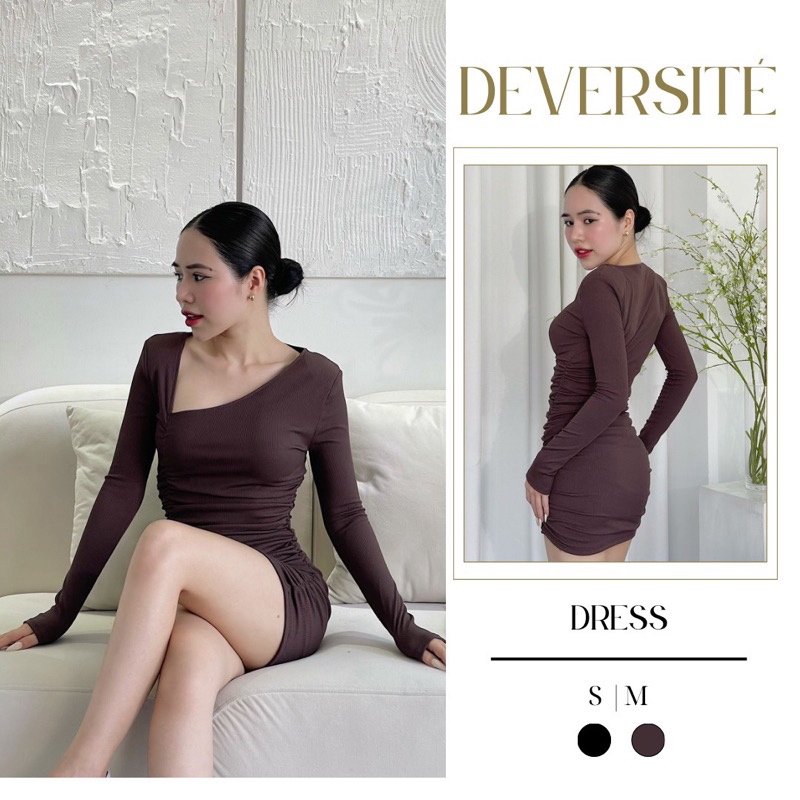 (Siêu slay) Đầm body dún tôn dáng
