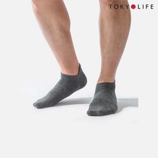   3 đôi ngẫu nhiên  Tất chân Nam cổ ngắn họa tiết trơn nhiều màu thời trang cao cấp TOKYOLIFE C7SOK204N 