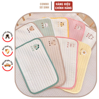 Lót Đầu Điều Hòa Siêu Thấm Hút 1 Lớp Monona Thêu Họa Tiết Đáng Yêu Thích Hợp Cho Bé Sơ Sinh