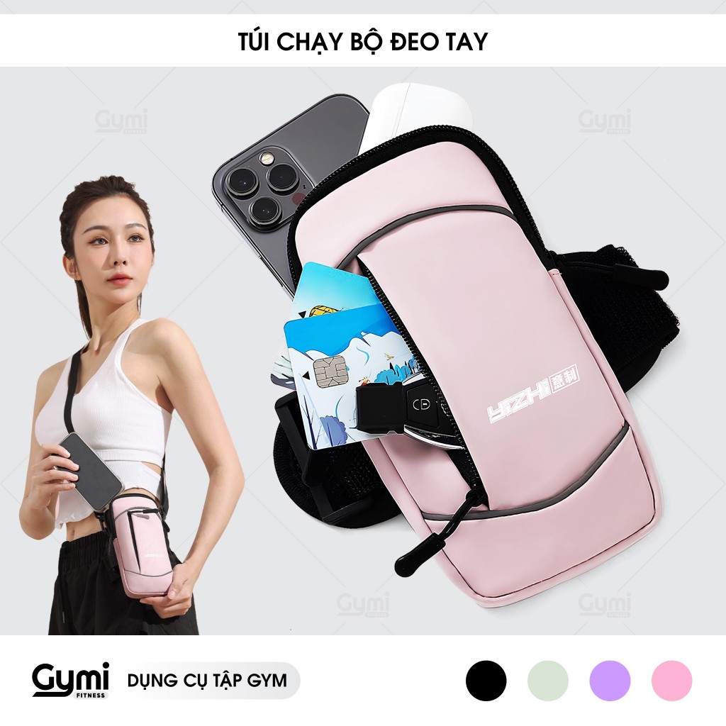 Túi Chạy Bộ Đeo Tay, Đeo Chéo Thể Thao - Chống Thấm Nước, Đựng Điện Thoại Khi Chạy Bộ, Tập Gym